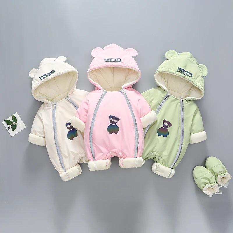 

Baby Boy Winter Outfit Cotton Jumpsuit High Waist Long Pants External Wear Newborn Clothes Autumn Winter New Sle