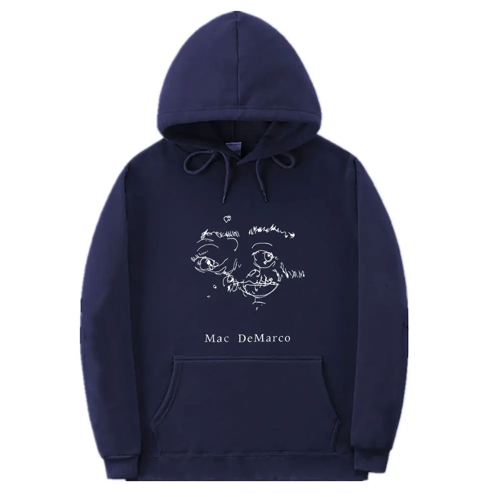 Sudadera con capucha de Mac Demarco One Wayen G Album para hombre y mujer, chándal de música alternativa Lndie Pop Rock, sudaderas con capucha de gran tamaño a la moda