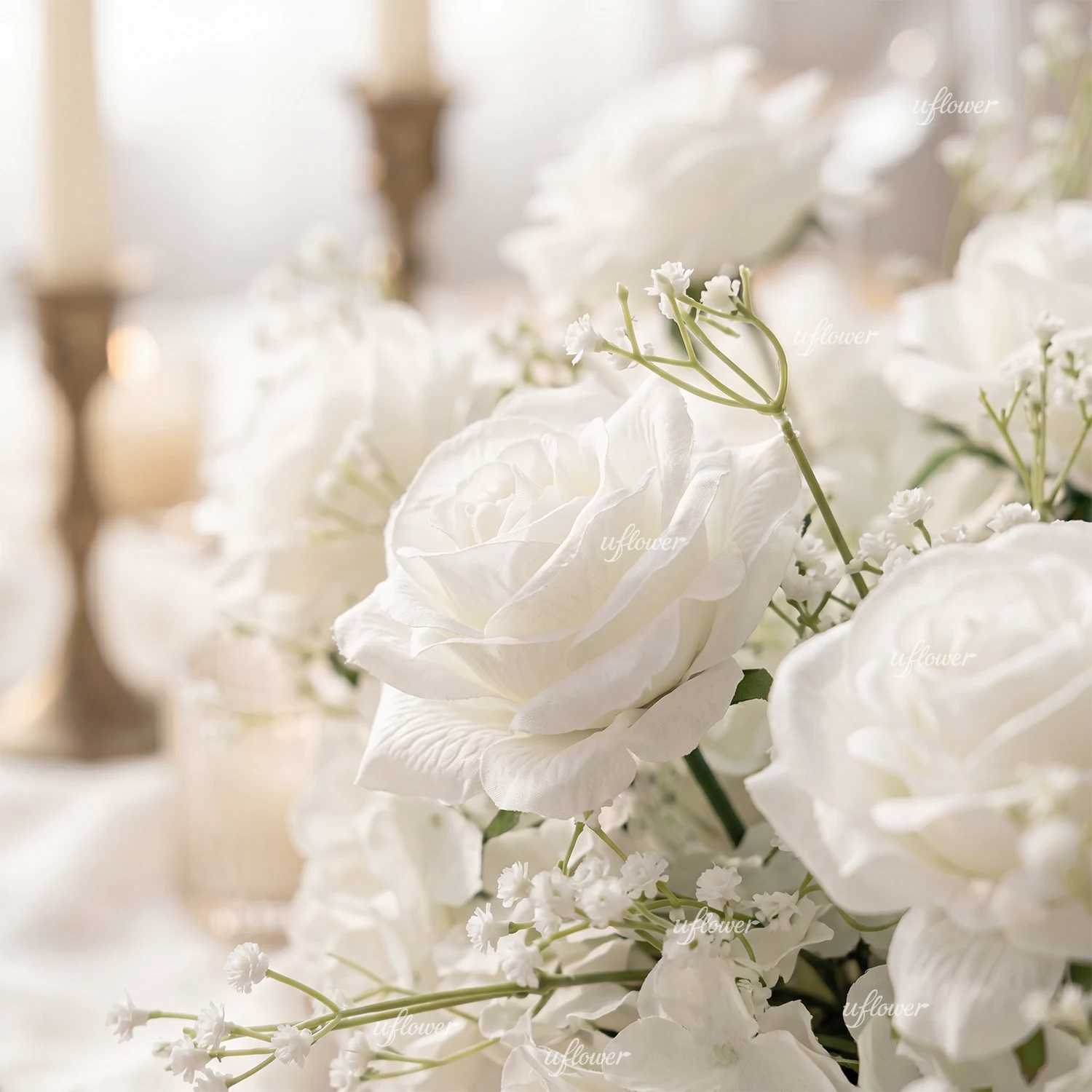 ดอกไม้ประดิษฐ์ยูฟลาวเวอร์ ช่อด - Home Decor Garland บทวิจารณ์และราคา