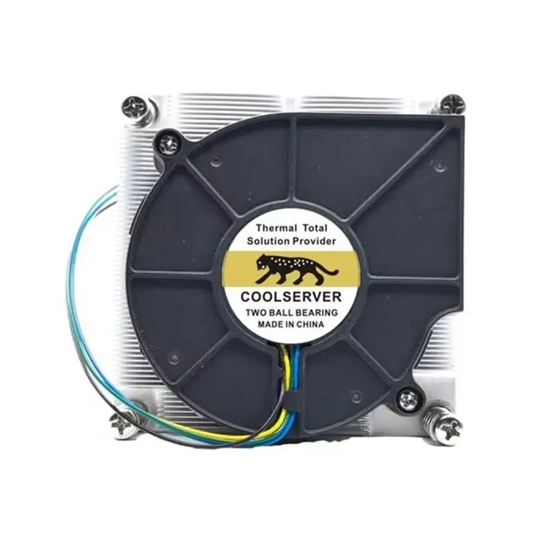 LXYB18B 1U CPU Cooler Fan For LGA2011/115X Multi-Platform Active Desktop PC CPU Cooler Temp Control Cooling Fan