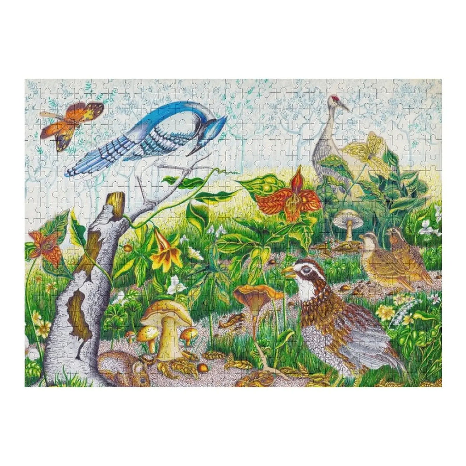 

Backyard Animals Jigsaw Puzzle Wood Adults Toddler Toys Puzzle