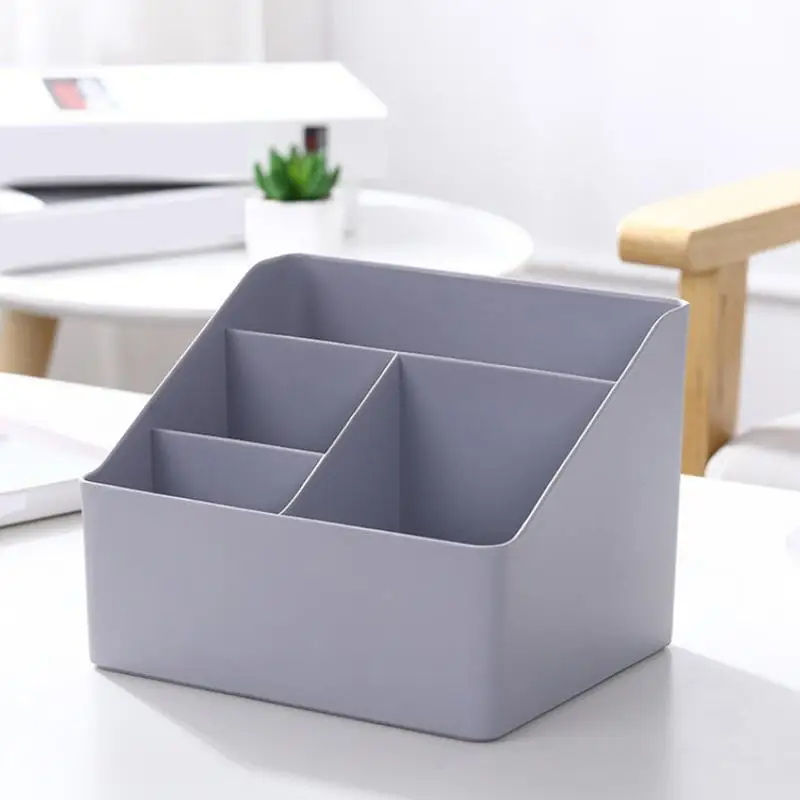 Desktop Storage Box for Dressing Table, Pen Holder, Compartimento Design, Nightstand, Pencil and Card Organizer, Small Table
