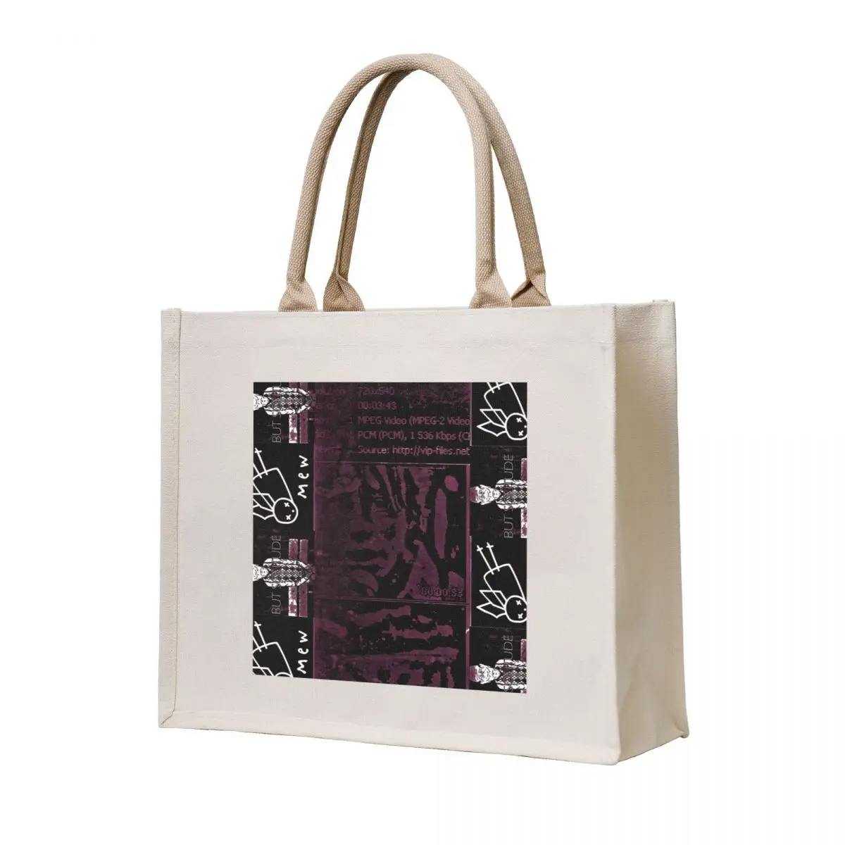 

A Mew Mew Tote Bag Women's handbag Women's beach bags Canvas bag for women