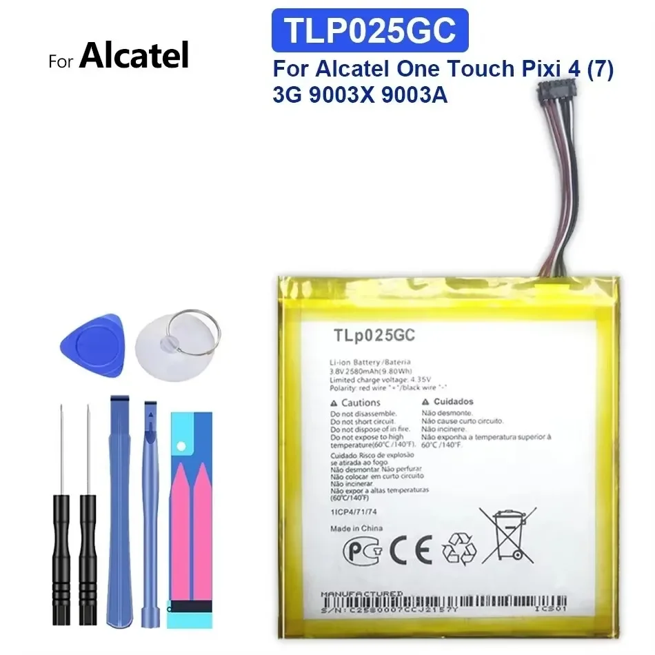 Battery 1450mAh-5000mAh For Alcatel One Touch Pixi 4 Plus Power 8 8.0 3G First 4024D 4.0