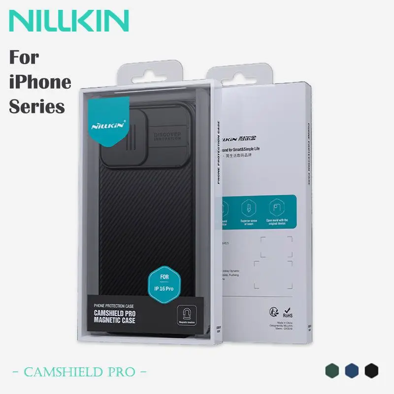 

Case for iPhone, Slide Camera Cover, Lens Privacy Protection, Impact-Resistant Bumper, Anti-Fingerprint Slim Fit PC+TPU Shell