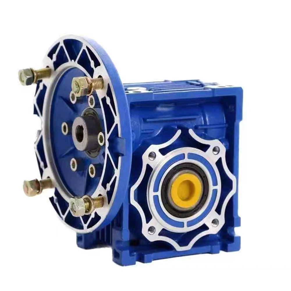Worm gear reducer NMRV040 Input hole 11 Output hole 18 Mechanical equipment variable speed reducer