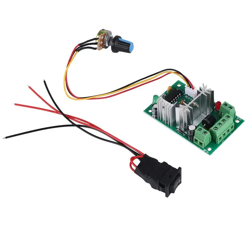 

PWM DC Motor Speed Controller Switch DC 20A Current Regulator 10-60V PWM DC Controller 150W 12V 24V 36V 48V-A86G