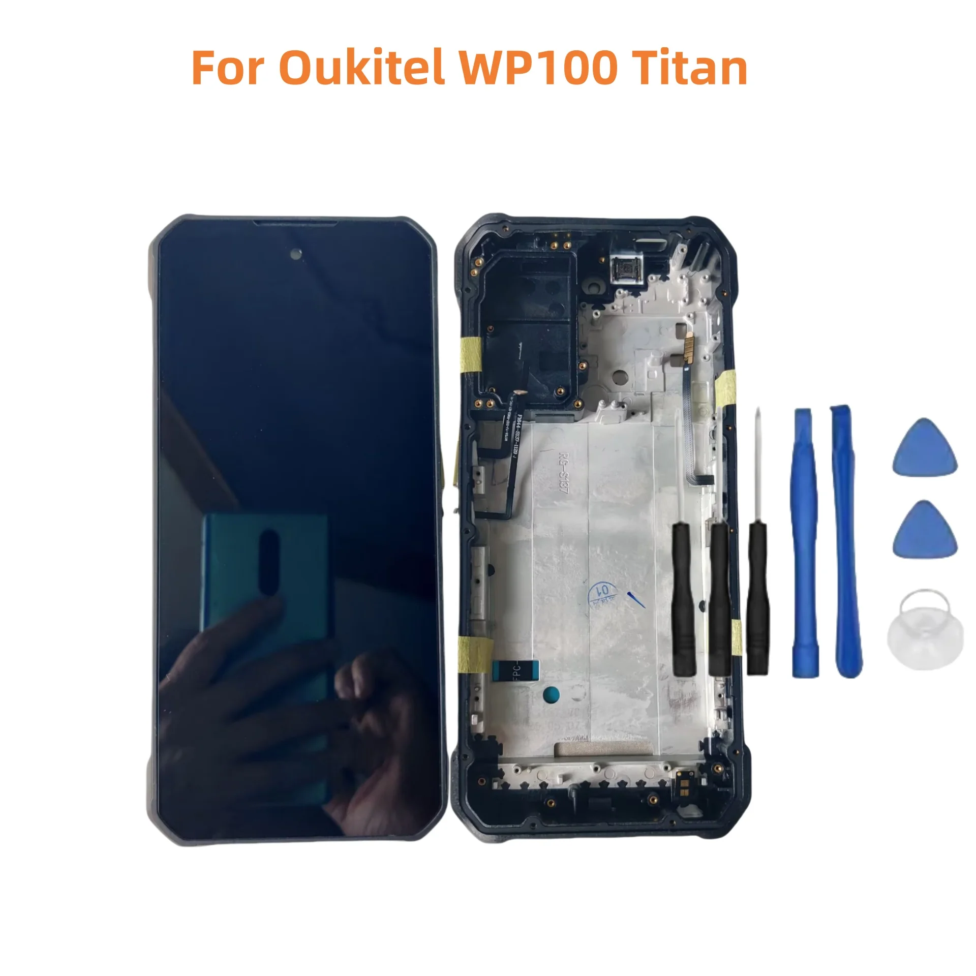 original-for-oukitel-wp100-titan-68inch-mobile-phone-lcd-display-assembly-with-frame-touch-screen-digitizer-repair-panel-glass