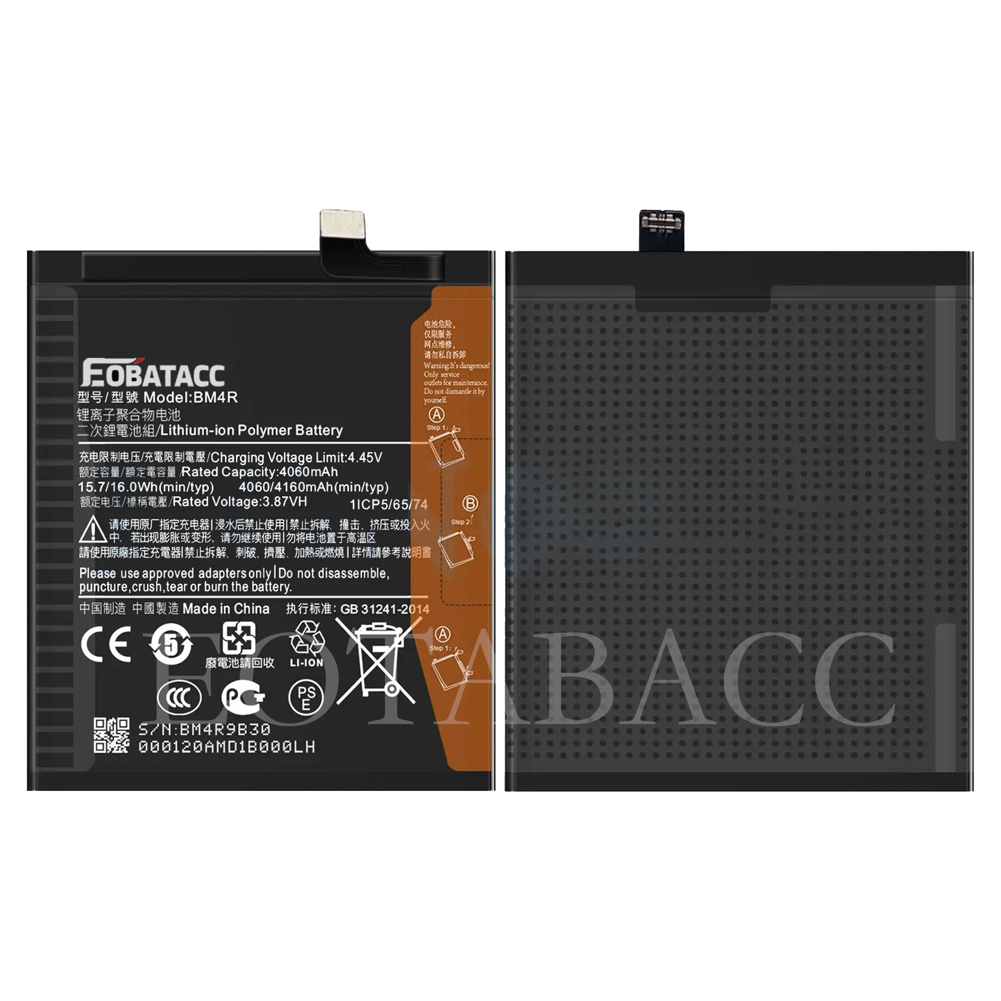 EOTABACC 100% Original BM4R 4160mAh Phone Battery For Xiaomi Mi 10 Lite 10Lite 5G Zoom Replacement Batteries+Tools