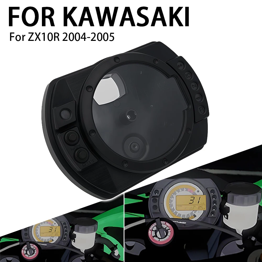 

Motorcycle Speedometer Gauge Case Cover Accessories Fit For Kawasaki Ninja ZX6R ZX 6R 2003 - 2006 & ZX10R ZX 10R 2004 - 2005
