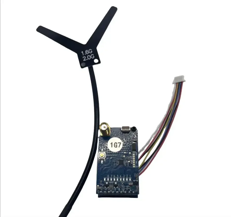 1.7G 1.6W VTX 1.7G 1.9G VRX 8CH FPV Wireless Video Transmitter Receiver Module PAL/NTSC For FPV Goggles Fatshark Skyzone