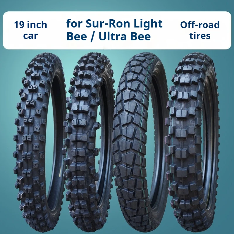 Wide All Terrain Turtle Pattern Tire 90/90-19 80/70-19 for Sur-Ron Light Bee Ultra Bee Off-road Motorcycle Modified Outer Tyre