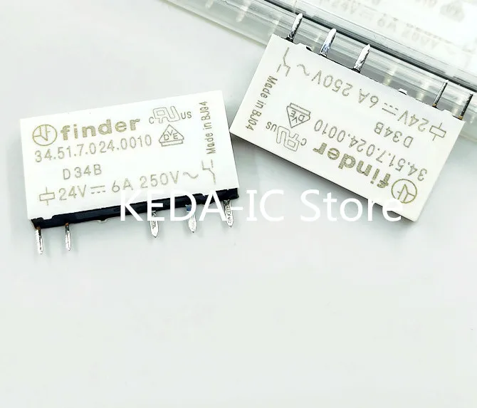

2-100 шт./лот 34.51.7.024.0010 24VDC 6A DIP5 Новый оригинал