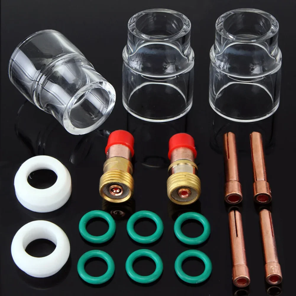 WP-17 Replacement TIG Gas Lens Standard 12 Cup Resists High Temperature Optimized Heat Dissipation Tools As Shown In The Picture