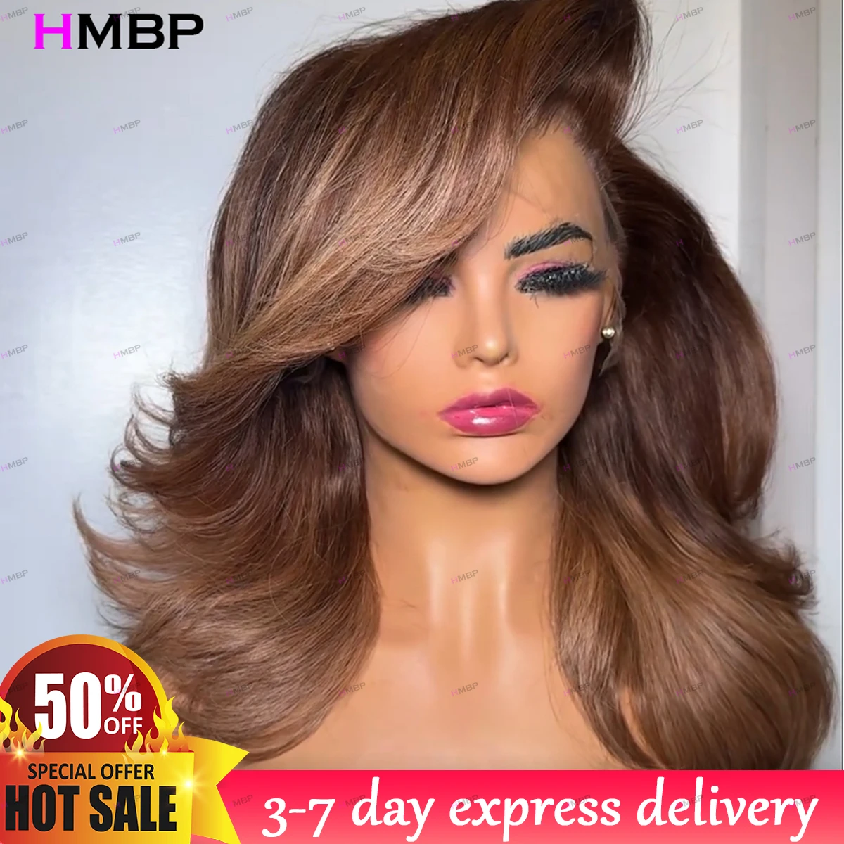 

360/13×6 HD Lace Front Wigs Highlight Color Wigs Body Wave Glueless Lace Front Wig Human Hair Ready To Wear Straight For Women