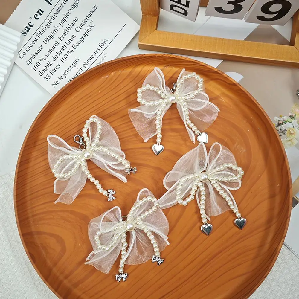 Pearl Lace Shoe Charms Bowknot Shoe Buckle Fashion Shoeslaces Decor Useful Accessories Chiffon Supplies Elegant Simple Clip