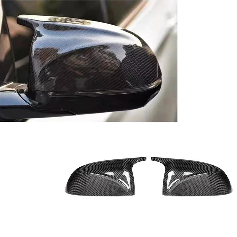 High quality Dry carbon M Style Mirror Cover for BMW 2018 2019 2020 2021 2022 X3 X4 X5 X6 X7 G01 G02 G05 Rear side mirror