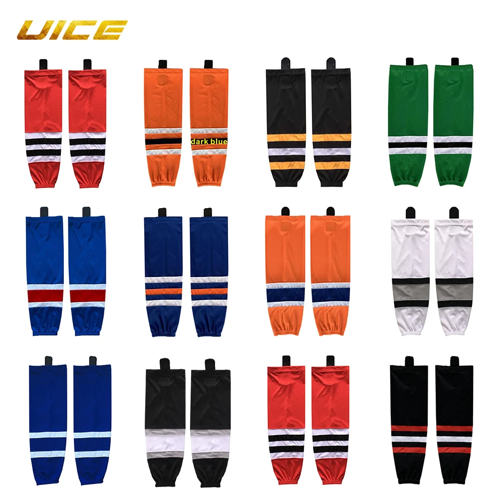 

1 Pair Ice Hockey Socks Polyester Hockey Equipment Multiple Colors Team Training Socks Practice Socks Ice Hockey Sports Sock