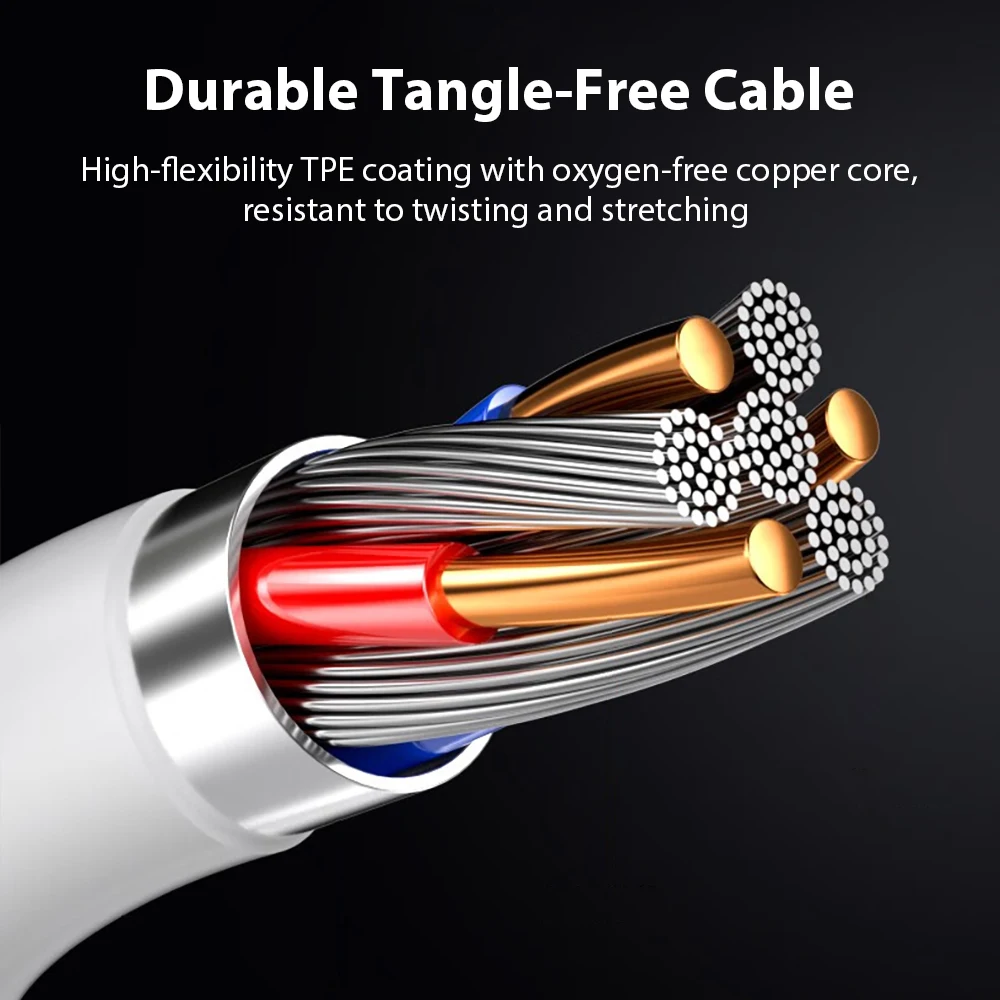 Przewodowe słuchawki USB Type C HiFi douszne Hi-Res Audio z mikrofonem, przewodowy zestaw słuchawkowy do Samsung Galaxy S26 S25 S24 S23 S22 Ultra — zdjęcie produktu 5