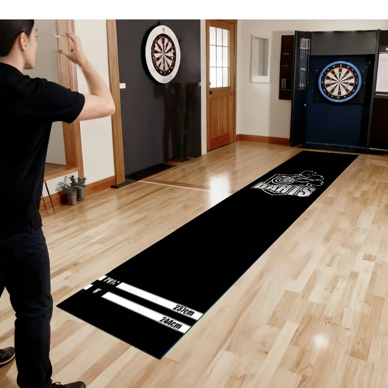 VIKAMA Professional Dart Mat, Dart Throwing Line Carpet, Game Area Floor Protection Mat, Bar Game Room Decoration