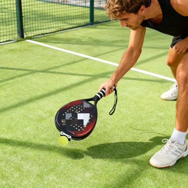 4 Pcs Universal Padel Tennis Ball Picker, Hands-Free Clip-On Retriever, No Bending Quick Pickup Racquet Training Tool