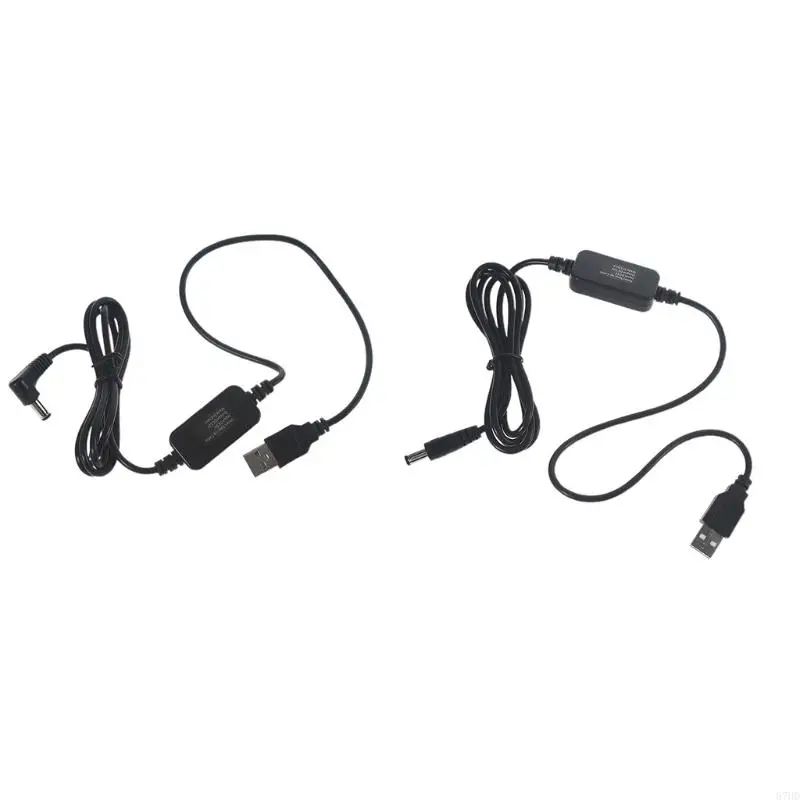 87HD for DC 5V to for DC 12V USB Step Up Converter Cable Cord with for DC Jac