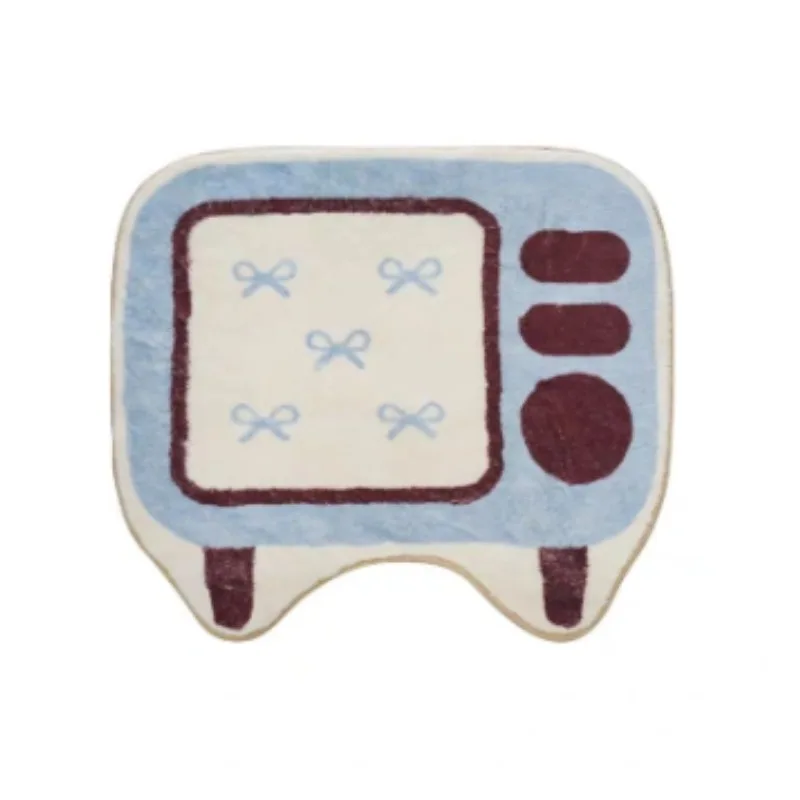 Imitation cashmere cartoon absorbent foot pad
