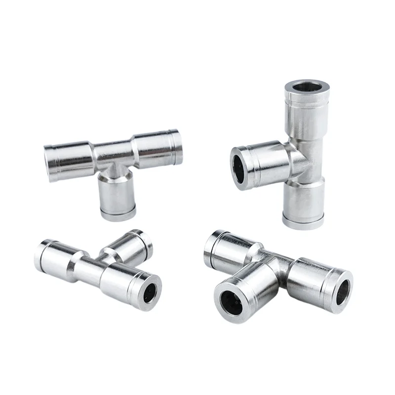 دفع هوائي في تركيب الأنابيب ، موصل سريع ، النحاس الاتحاد الصليب ، لمسة واحدة الهواء ، 4 مللي متر ، 6 مللي متر ، 8 مللي متر ، 10 مللي متر ، 12 مللي متر