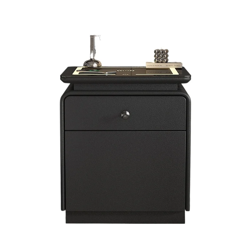 Hidden safe bedside table Integrated office Home anti-theft safe Smart bedside table