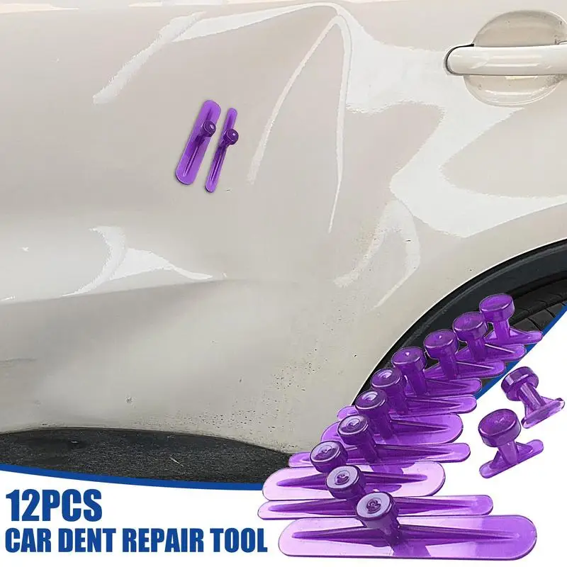 10pcs Paintless Car Dent Repair Tools Strong Adhesion Bump Pit Dent Puller Suction Cup Tool Auto Body Sheet Metal Dent Removal