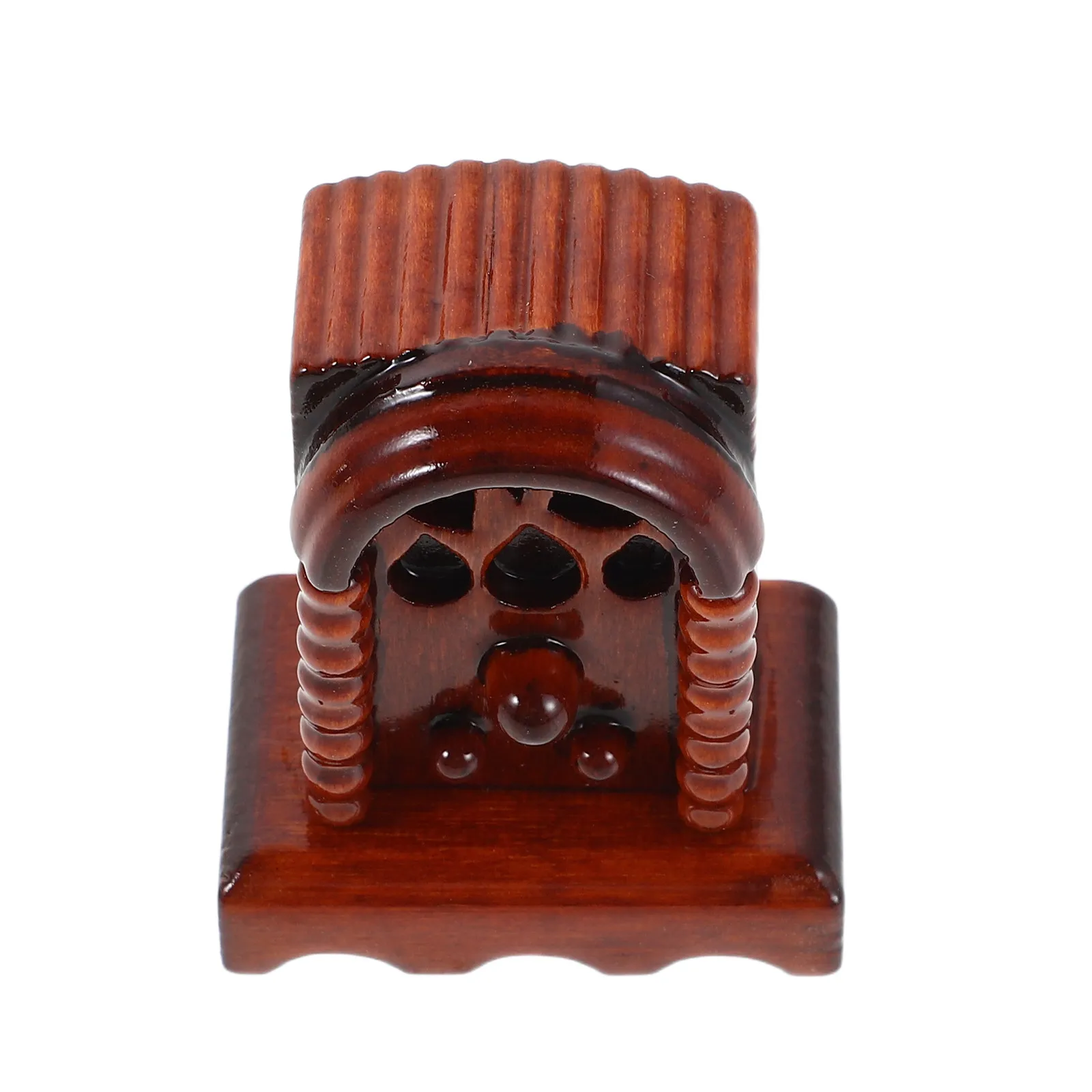 

Miniature 1:12 Scale Retro Wooden Radio Vintage Dollhouse Furniture Realistic Scene Decor Photo Prop Accessory