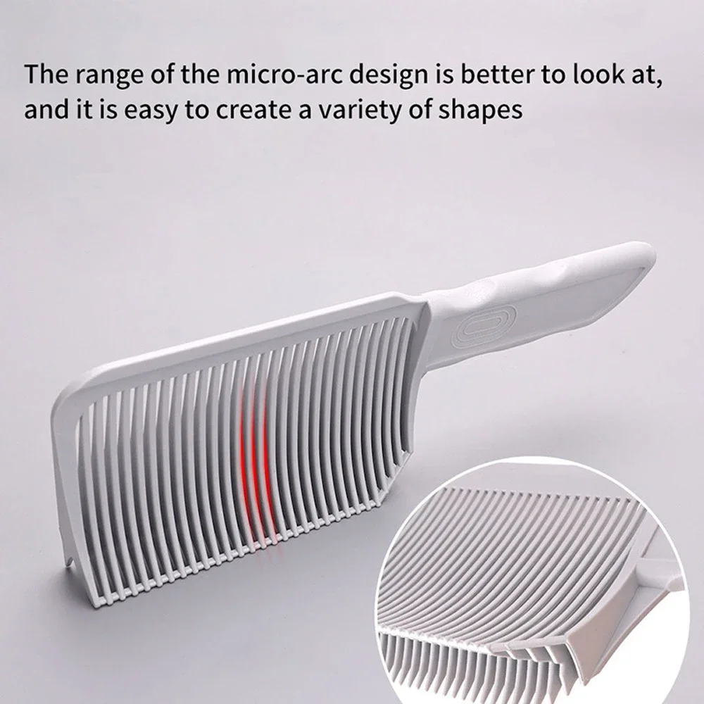 Barber Comb Professional Barber Clipper Blending Flat Top Hair Cutting Comb For Men Heat Resistant Fade Brush Salon Styling Tool