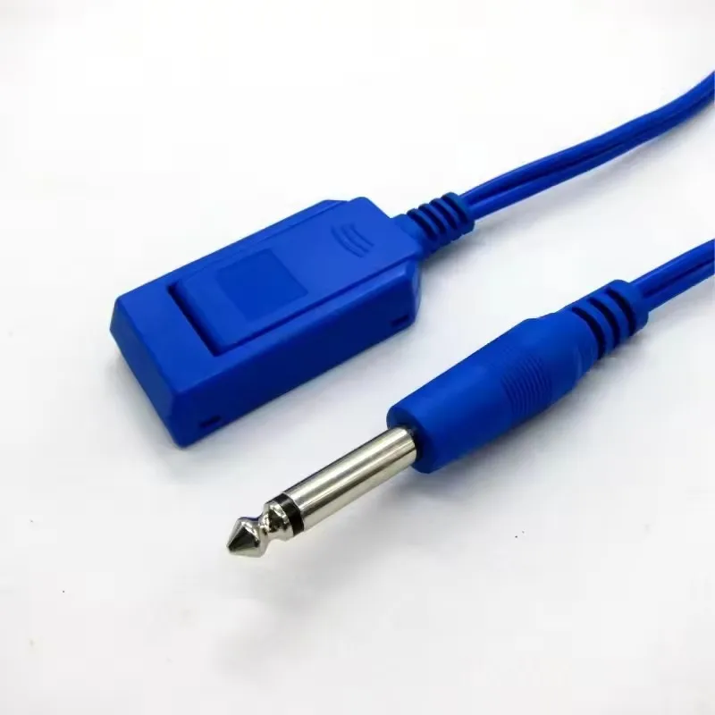 ESU Electrode Plate Adapter Cable, Negative Plate Connecting Cable, 6.3mm Plug, For Disposable Bipolar Plate And Monopolar Plate