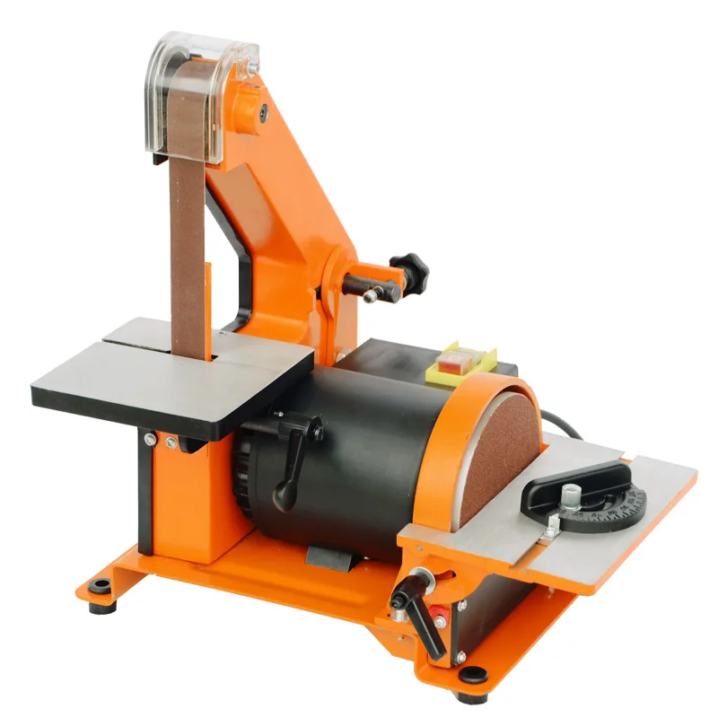 Belt Sander Metal Grinding/Polisher Sanding Machine Woodworking 350W Copper Motor Knife Grinder Multi-angle Chamfering Machine