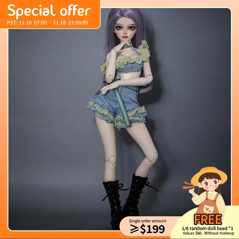 

Ограниченная продажа куклы bjd Cai 1/4 шарнирные энергетические куклы idol Girl с двойными суставами msd kpop игрушки для детей