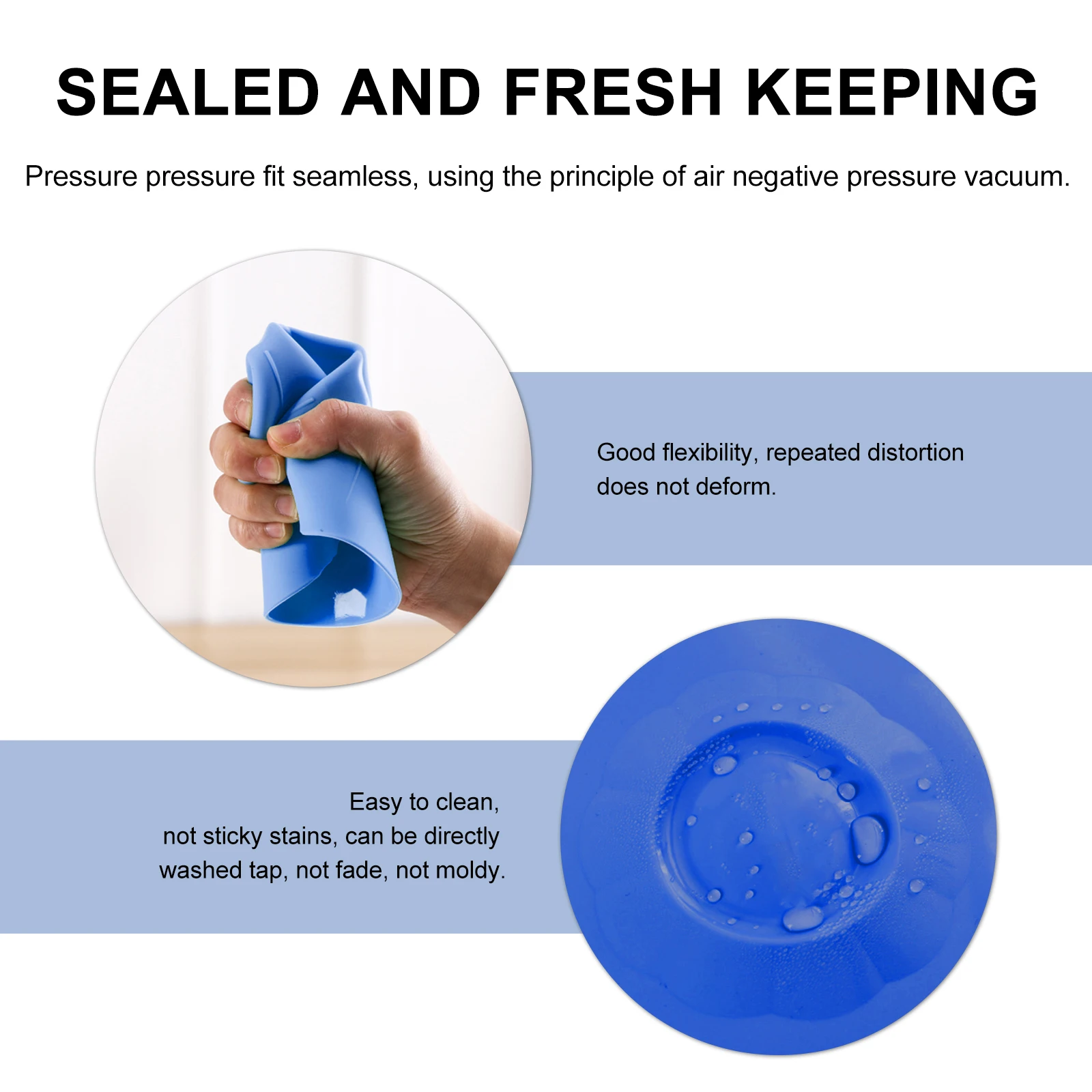 

5 Pcs Fresh Cover Covers Lids Bowl for Kitchen Dishwasher Saver Food Silicone Cup Seal