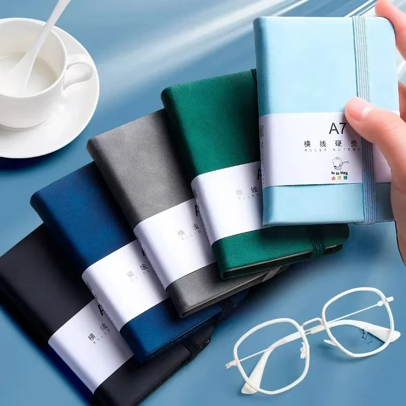 Portátil Notepad de bolso, Sketchbook, Diário, Planejador, Mini Notebook, Papelaria, A6, 96 folhas