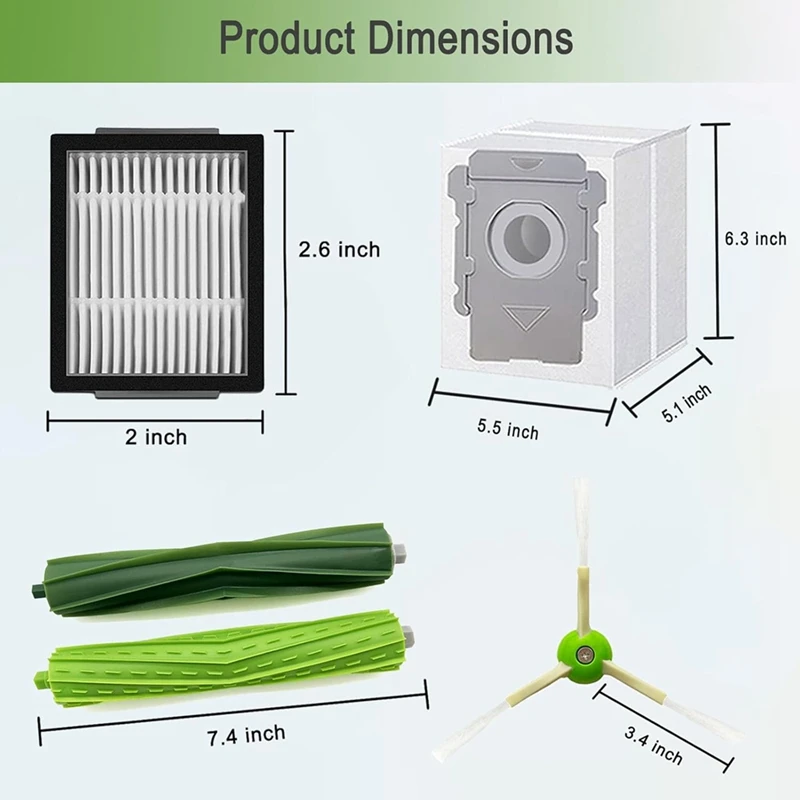 Peças de reposição para Irobot Roomba I3 I3+ I7 I7+ I4 I4+ I5 I5+ J5 J5+ J7 I2 I6 I6+I8 I8+/Plus E5 E6 E7 I & E & J Series