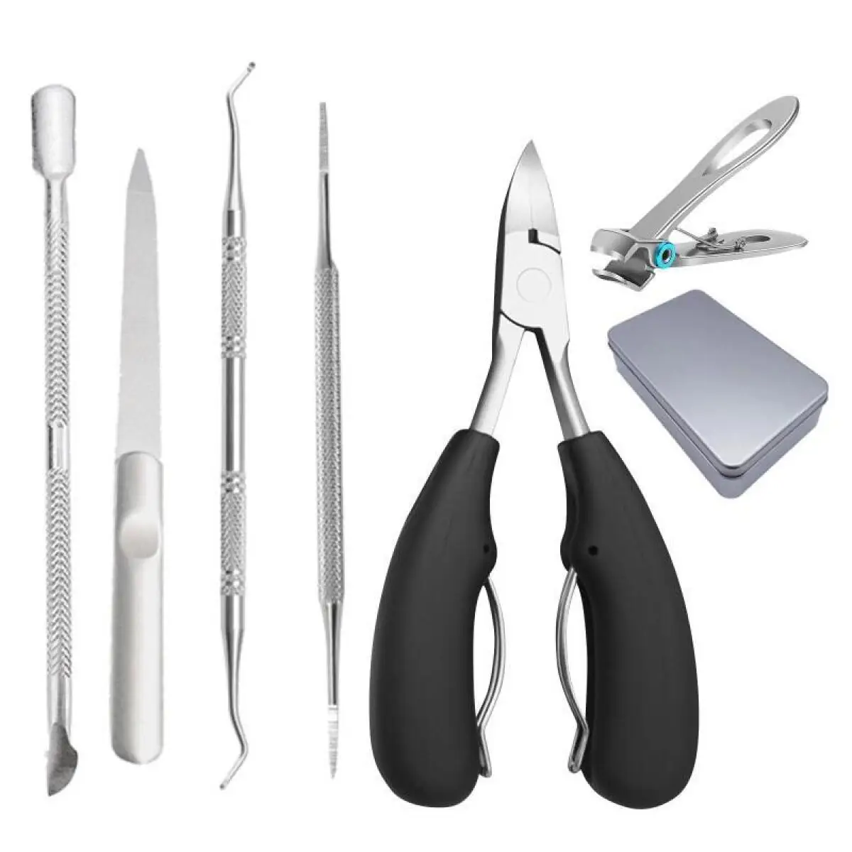 

Nail clipper set stainless steel curved male and female beauty nail tools