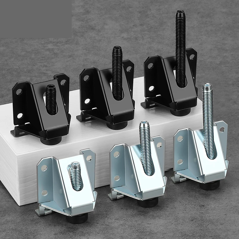 Vis de pied réglables pour meubles robustes, tapis antidérapant, Table de sol inégale, pieds réglables