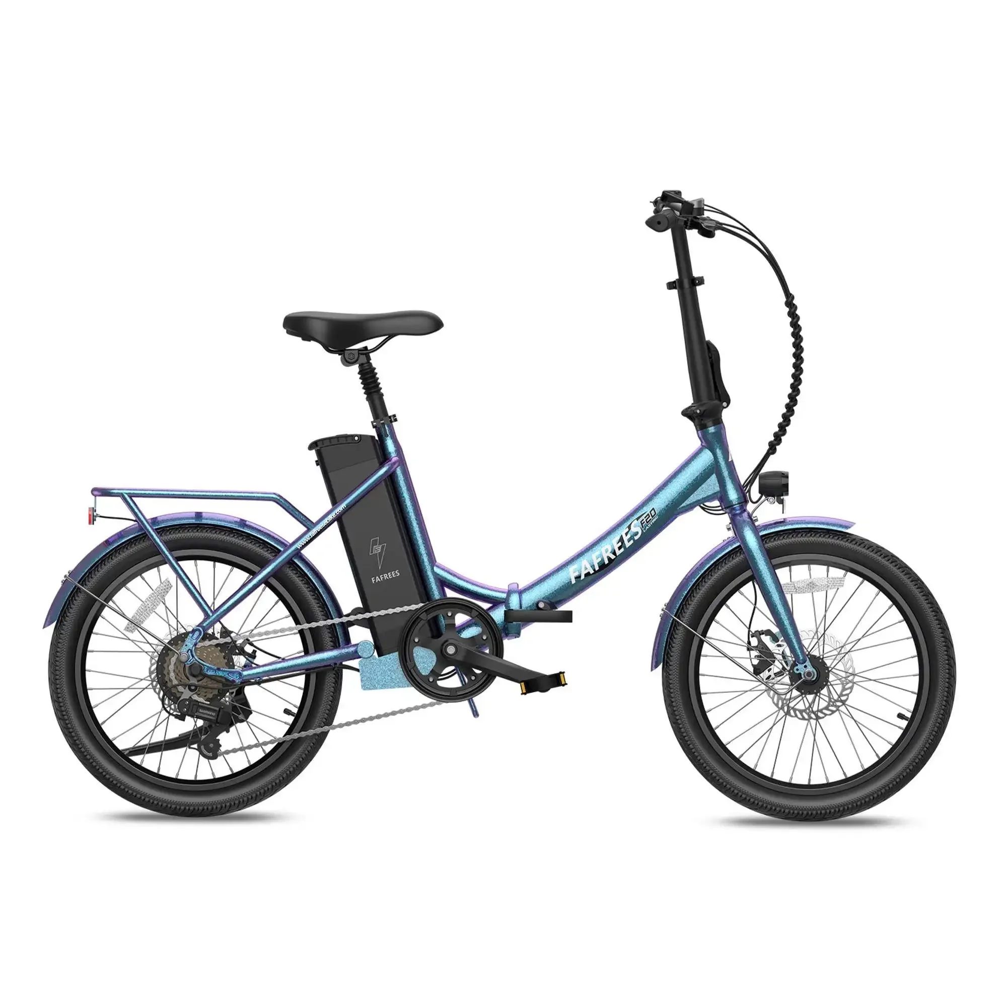 Fafrees F20 Lasting Electric City Bike 36V 60km Range Folding Electric Bicycle with Rear Hub Motor 26 Inch Wheel Size