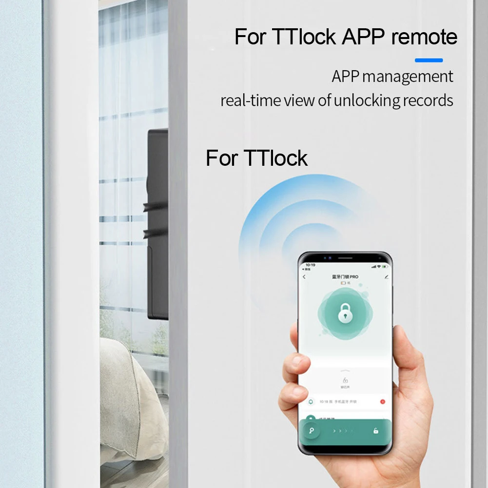 

Advanced Security For Smart Door Lock for Wood Doors Control with For TTlock App for Remote Access and Monitoring