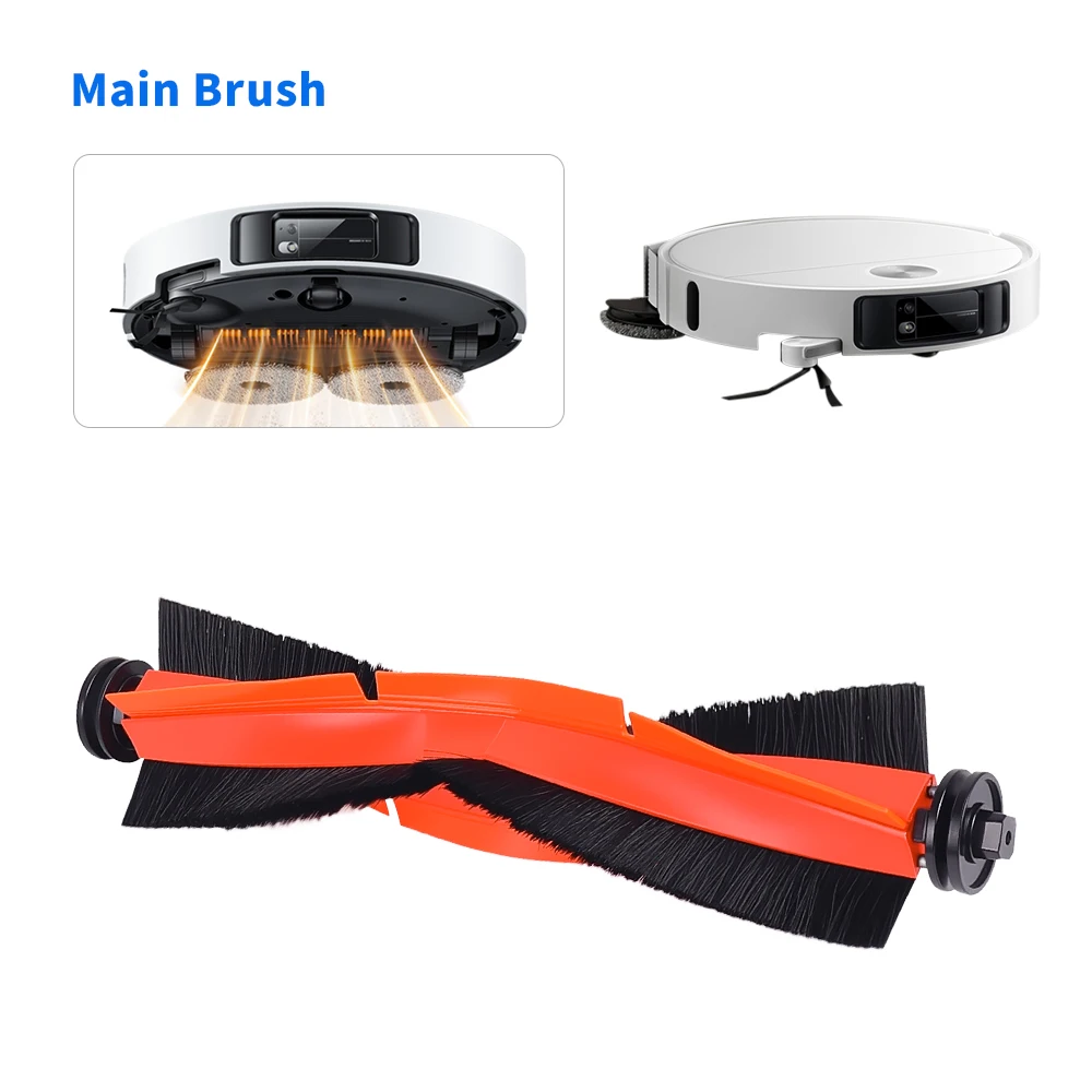 Main Brush For Xiaomi Mijia 5 PRO OV21GL X10+ X20+ S20+ S10 Plus B105 B108GL For Dreame X30Ultra L10s Ultra X40Ultra Robot Part view 6