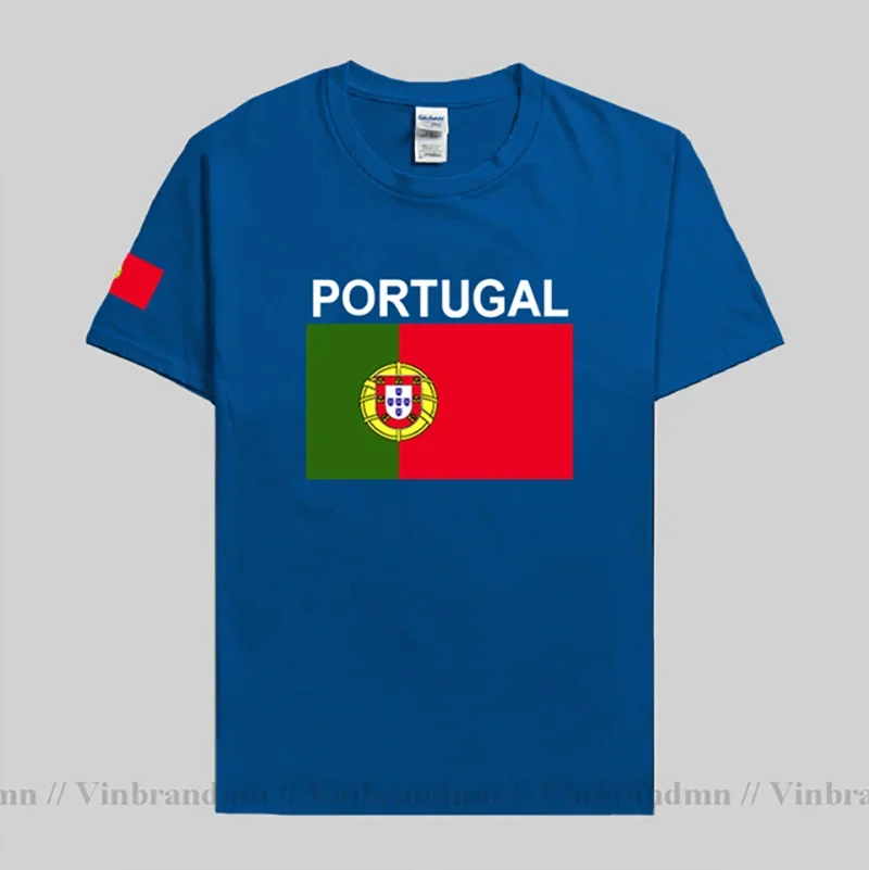 Portugal men t shirt New jerseys Portuguese nation team tshirt cotton t-shirts meeting fitness clothing tees Portuguesa flag PT