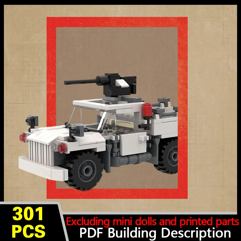 KA-300A Armored Truck Model MOC Building Bricks War Equipment Modular Technology Gifts Holiday Assemble Children Toys Suit