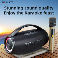 ZEALOT-S97M Karaoke Portable Bluetooth 5.3 Speaker System with 1-2 Wireless Microphones Home Family festival Gift birthday