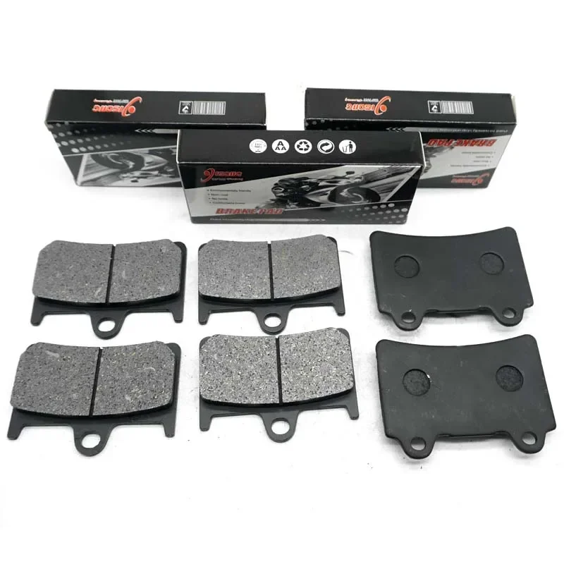 For YAMAHA XV1700ATM Road Star Midnight Silverado 2004 2005 2006 2007 XV1700ATS 2008-2011 Motorcycle Front Rear Brake Pads Kit