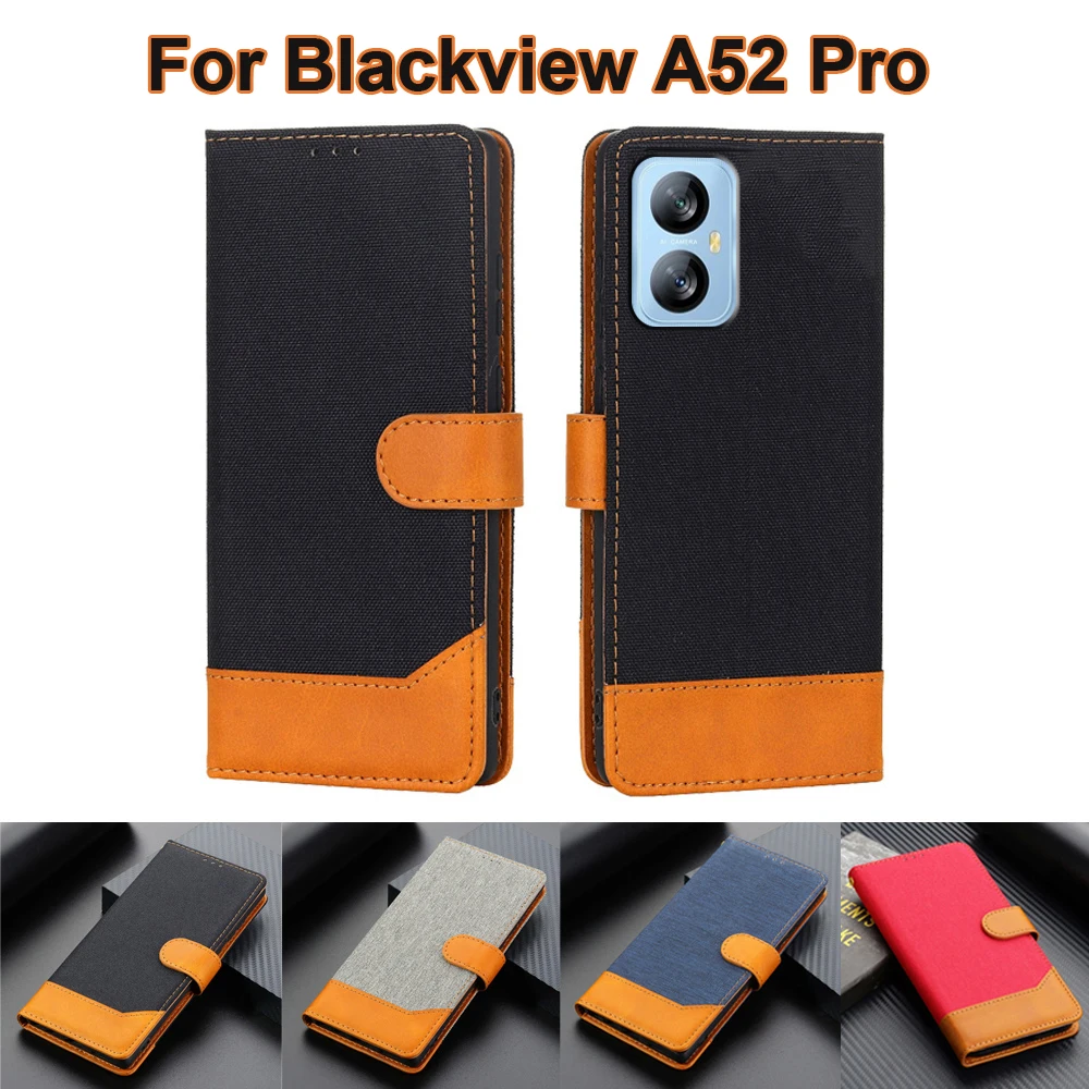 Book Phone Case For Blackview A52 Pro чехол Wallet Capa PU Leather Cover For Estuches De Celular Blackview A52 A 52 A52Pro Coque