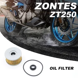 Zontes 250 Accessories For ZONTES ZT250S ZT250-S ZT250R ZT250-R Motorcycle Engine Air Filter Oil Filter