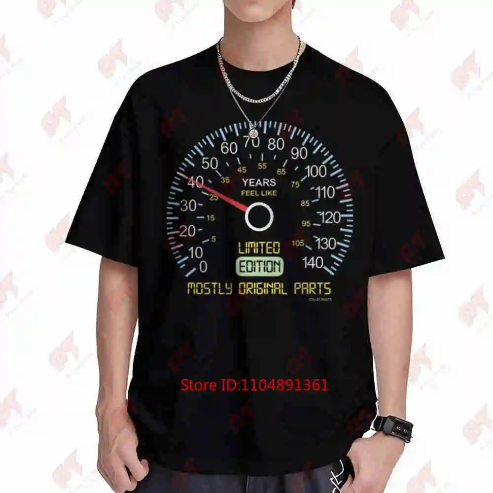 40th Christmas Speedometer Short Sleeve Tee 100% Cotton T-Shirt